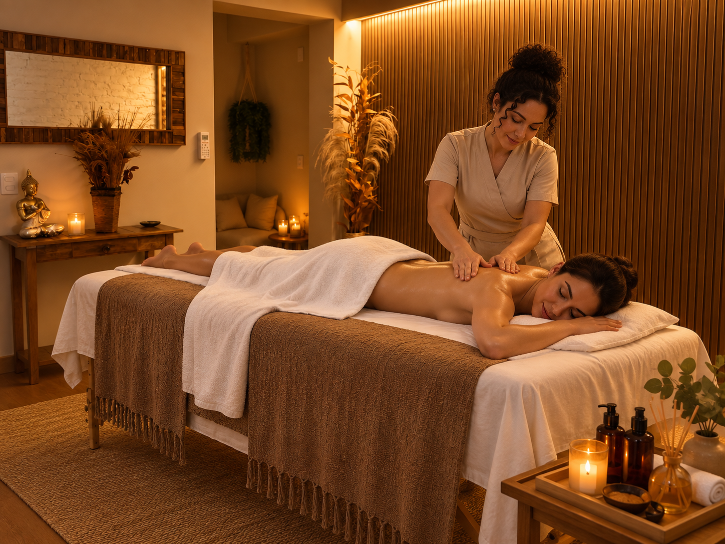 Massagem Relaxante, Aruna SPA em Campinas