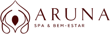 Logotipo do Aruna Spa, casa de massagem Campinas