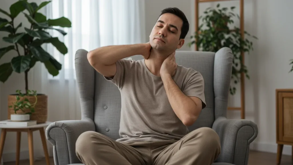 Automassagem em casa para vida sem estresse técnicas simples relaxamento