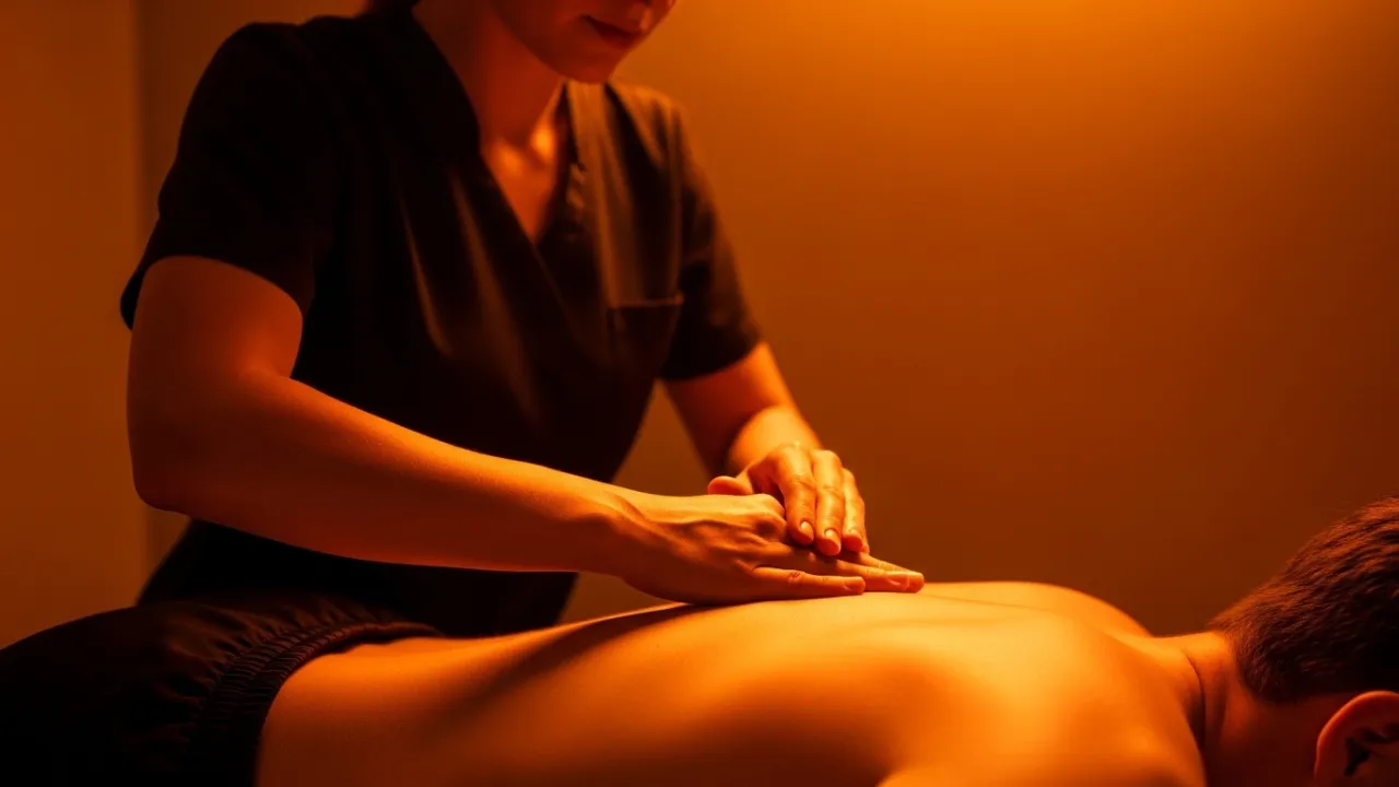 Massagem terapêutica para alívio de dores no Aruna SPA Campinas