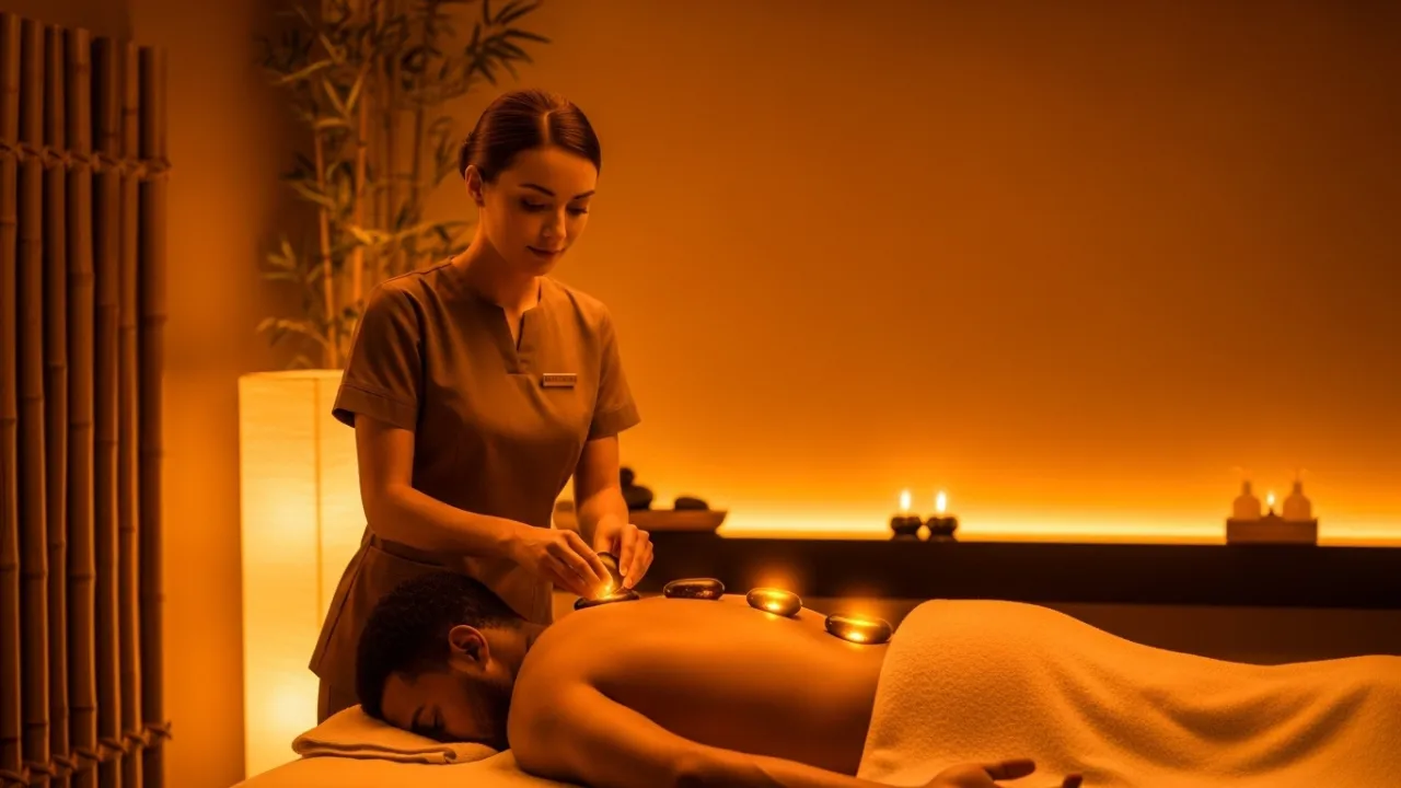 Massagem pedras quentes casa de massagem Campinas - Aruna SPA tratamento exclusivo