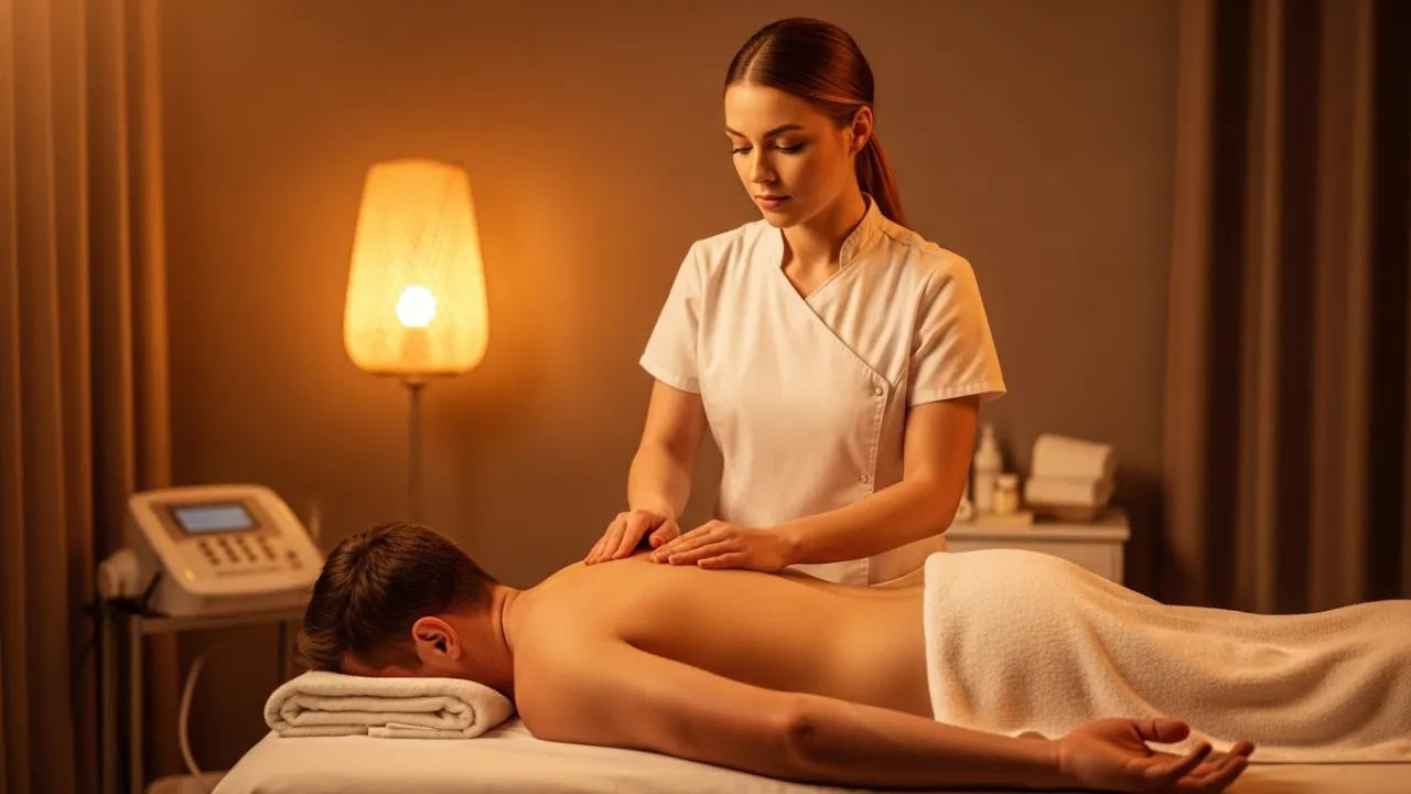 Massagem terapêutica para lesões esportivas no Aruna SPA Campinas